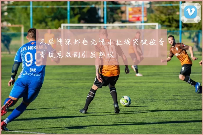 兄弟情深却也无情小杜埃突破被哥哥故意放倒引发热议